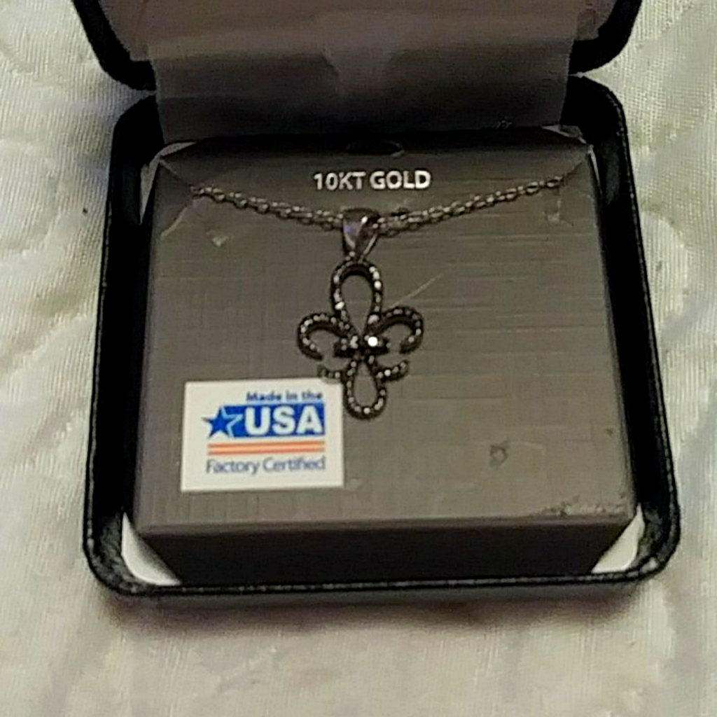 Fleur De Lis Necklace Real 925 52$